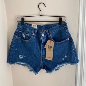 Levi’s 501 High-waist Cut-off Shorts